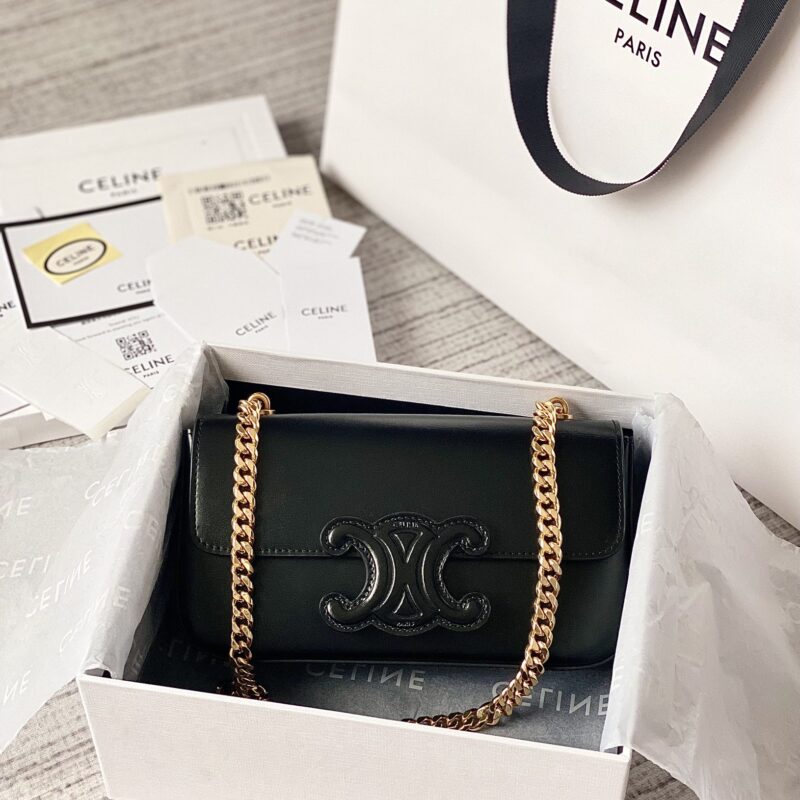 CELINE赛琳CUIR TRIOMPHE 凯旋门链条肩背包199242