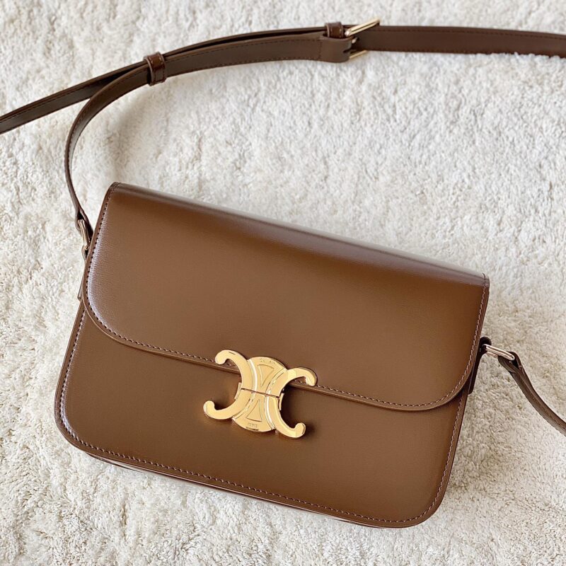 CELINE赛琳进口BOX 小牛皮凯旋门肩背包3032