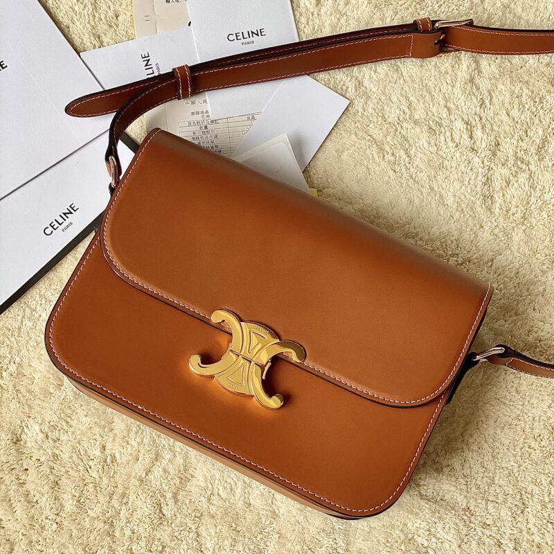 CELINE赛琳进口BOX 小牛皮凯旋门肩背包3032