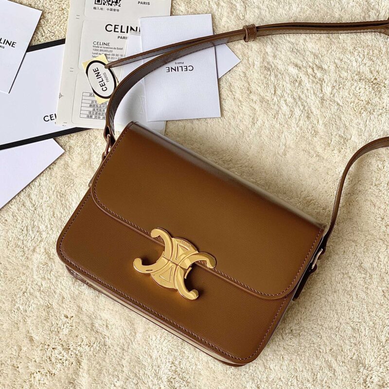 CELINE赛琳进口BOX 小牛皮凯旋门肩背包3303