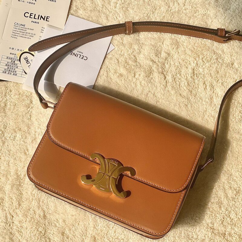 CELINE赛琳进口BOX 小牛皮凯旋门肩背包3303