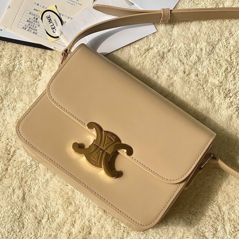 CELINE赛琳进口BOX 小牛皮凯旋门肩背包3303