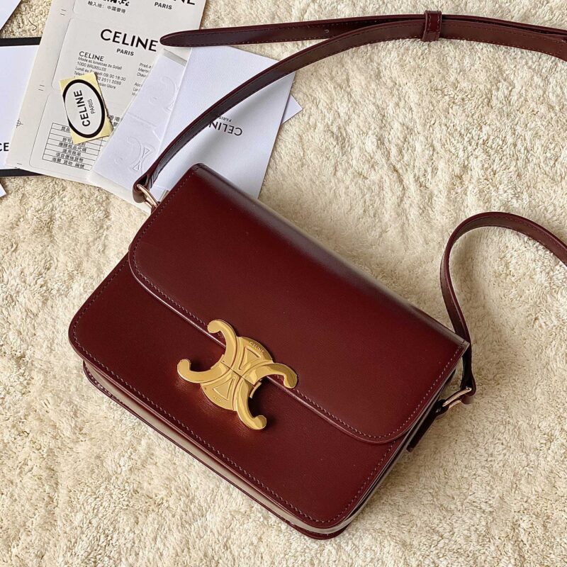 CELINE赛琳进口BOX 小牛皮凯旋门肩背包3303