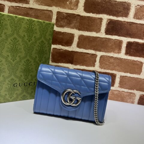 GUCCI古驰GG Marmont系列绗缝迷你手袋474575