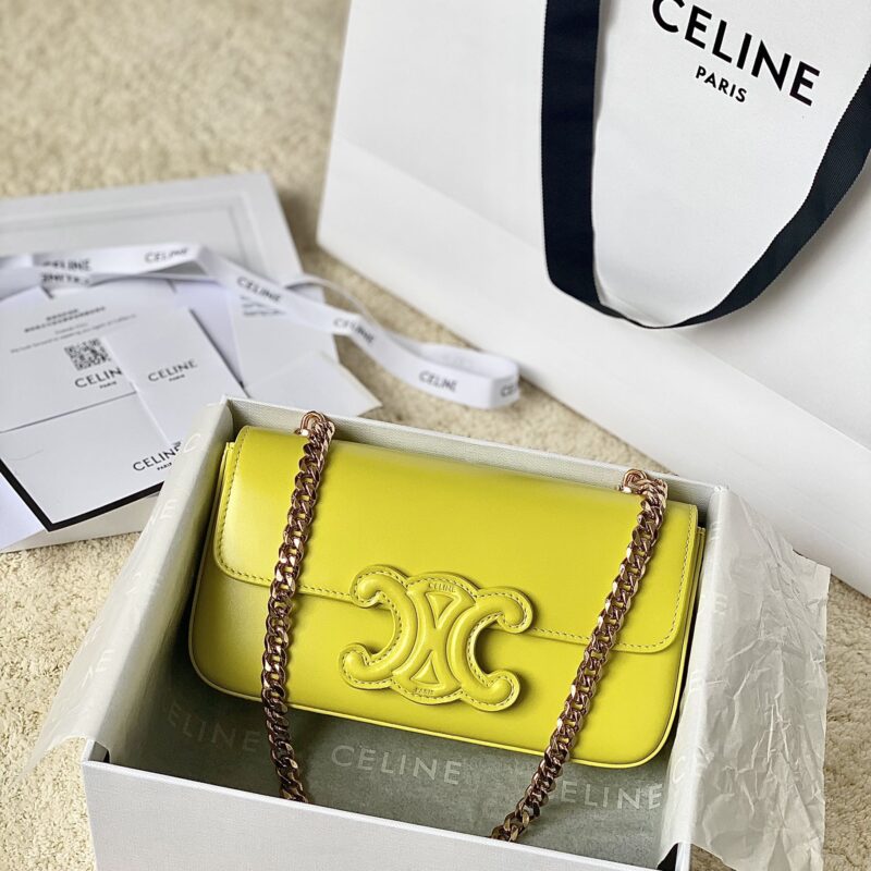 CELINE赛琳CUIR TRIOMPHE 凯旋门链条肩背包199242