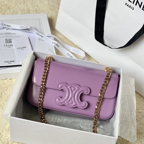 CELINE赛琳CUIR TRIOMPHE 凯旋门链条肩背包199242