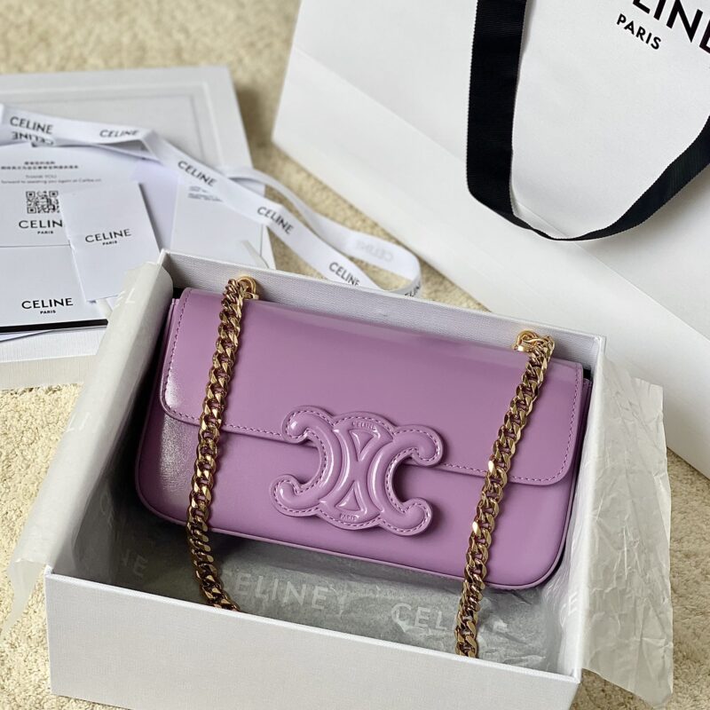 CELINE赛琳CUIR TRIOMPHE 凯旋门链条肩背包199242