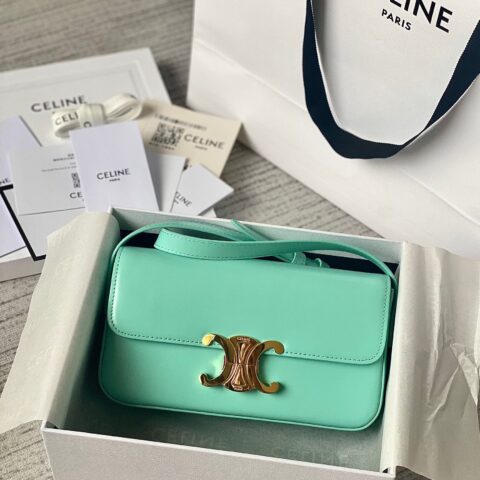 CELINE赛琳凯旋门全皮系列小牛皮肩背包194143