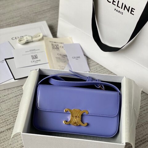 CELINE赛琳凯旋门全皮系列小牛皮肩背包194143