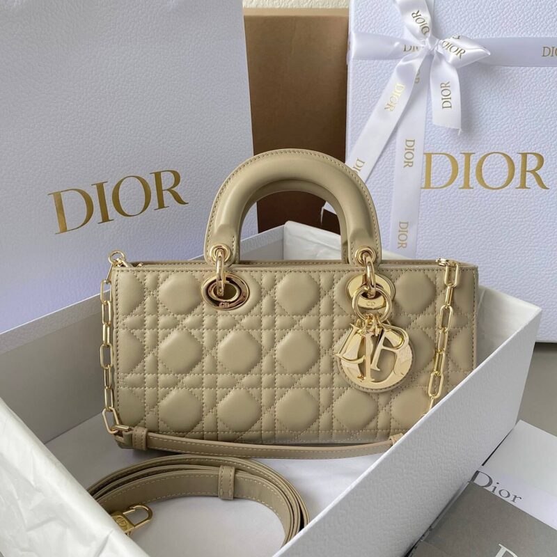 DIOR LADY D-JOY 26CM BAG M0540奶茶色