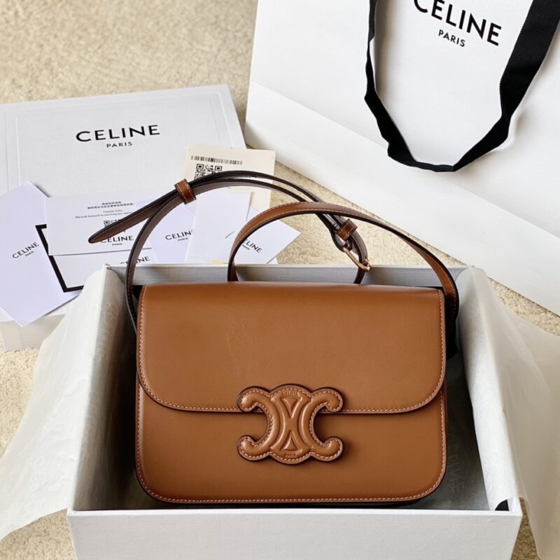 CELINE赛琳2022新款浮雕凯旋门肩背包199223