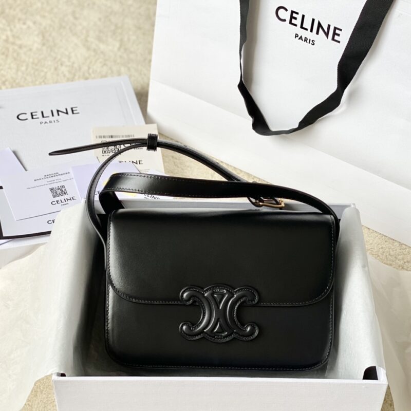 CELINE赛琳2022新款浮雕凯旋门肩背包199223