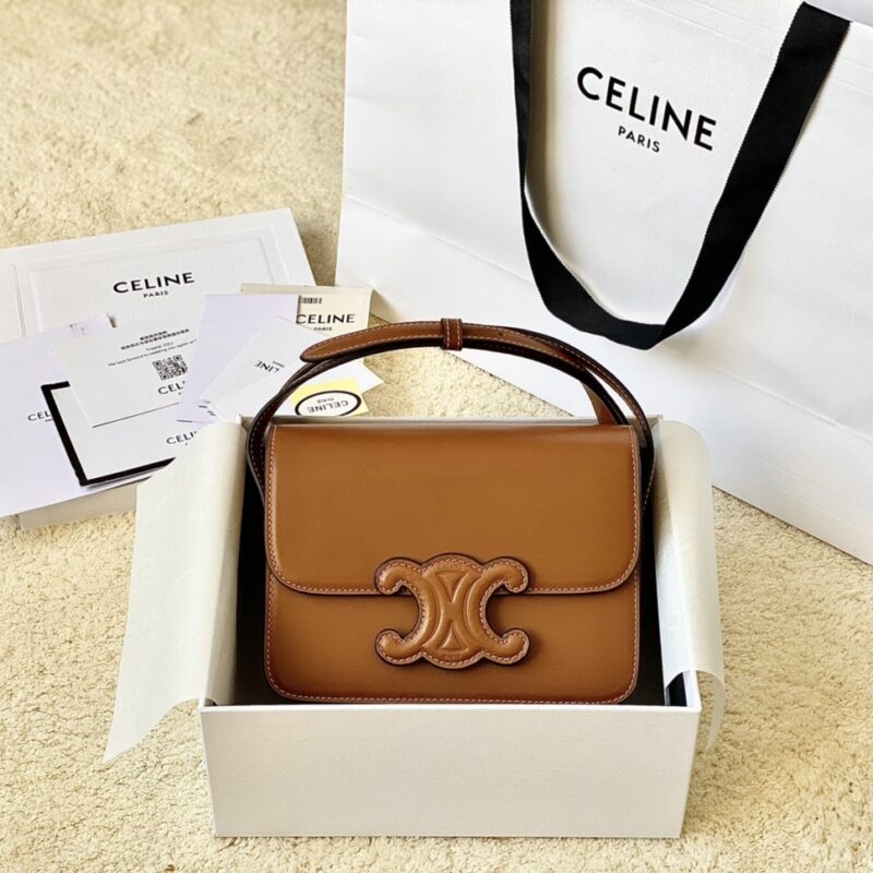 CELINE赛琳2022新款浮雕凯旋门肩背包199233