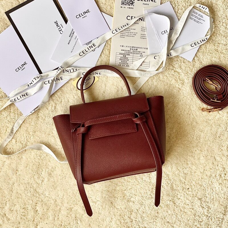 CELINE赛琳Belt 掌纹系列鲶鱼包194263