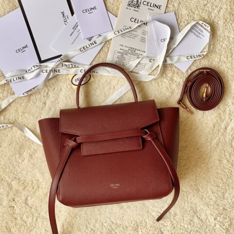 CELINE赛琳Belt 掌纹系列鲶鱼包189003