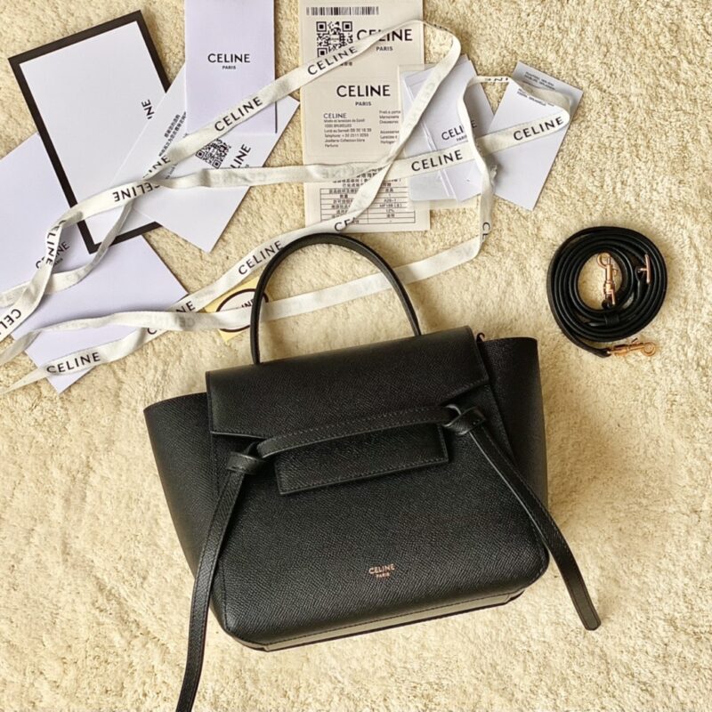 CELINE赛琳Belt 掌纹系列鲶鱼包189003