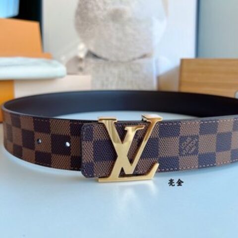LV/路易威登   Monogram帆布.Damier帆布男士40毫米腰带