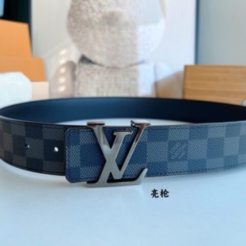 LV/路易威登   Monogram帆布.Damier帆布男士40毫米腰带