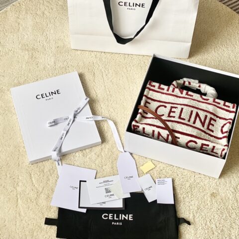 CELINE赛琳CABAS THAIS小号通体印花织物手袋199162