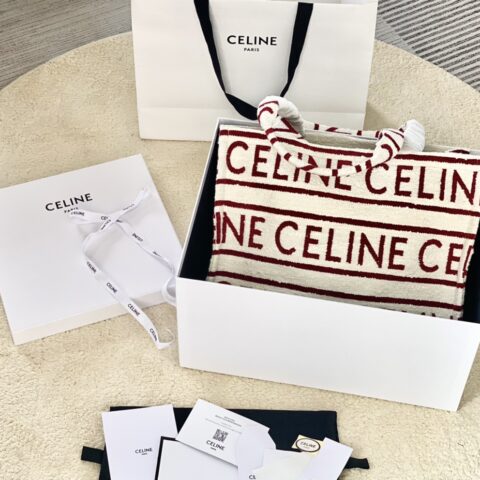 CELINE赛琳CABAS THAIS大号通体印花织物购物袋196762