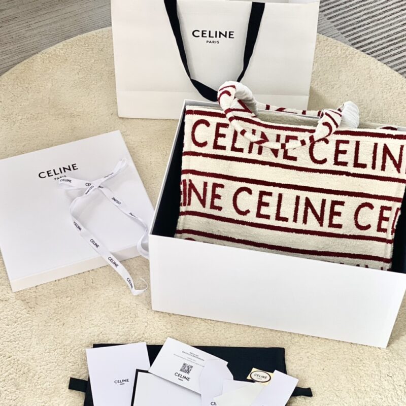 CELINE赛琳CABAS THAIS大号通体印花织物购物袋196762