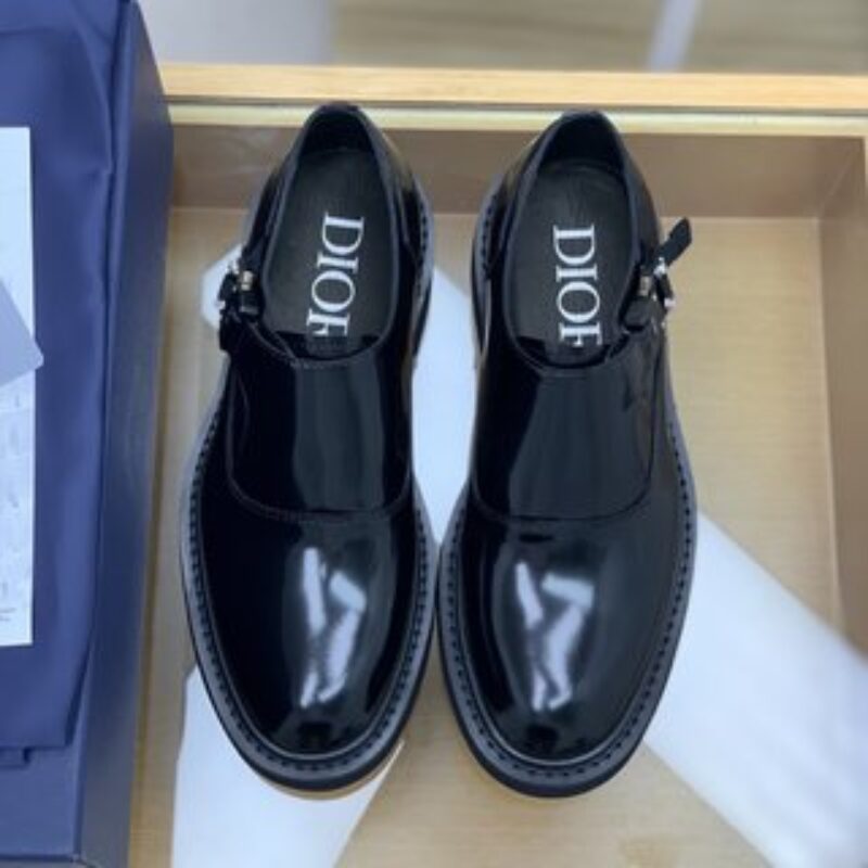 DIOR迪奥   精选牛皮制作男士孟克皮鞋
