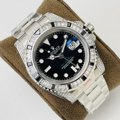 劳力士Rolex格林尼治型II后镶钻定制版自动上旋机芯腕表