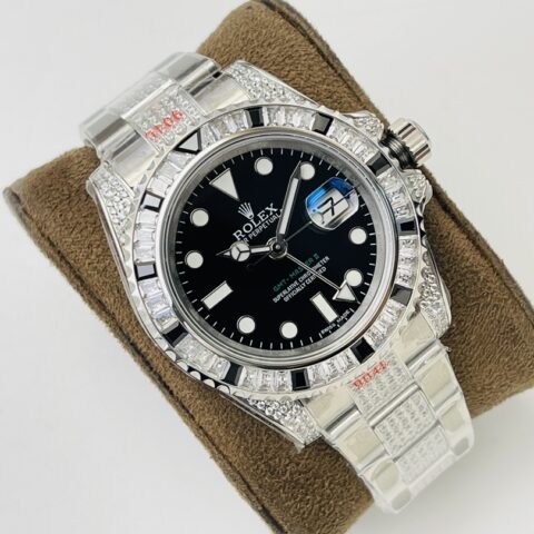 劳力士Rolex格林尼治型II后镶钻定制版自动上旋机芯腕表