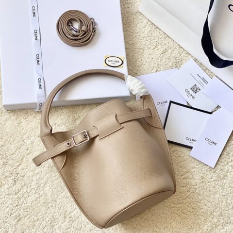 CELINE赛琳进口原版荔枝纹牛皮水桶包189750