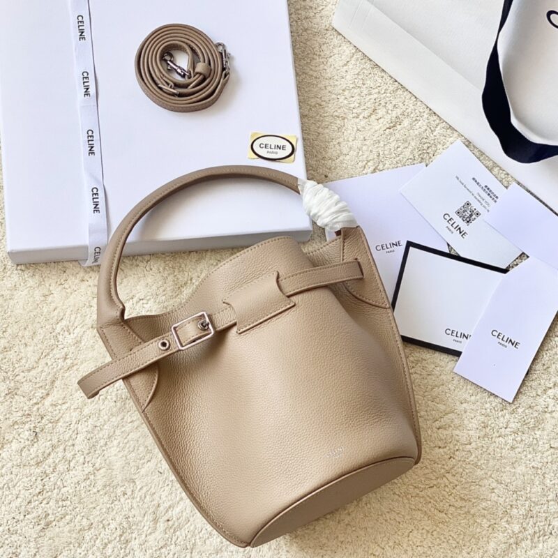 CELINE赛琳进口原版荔枝纹牛皮水桶包189750