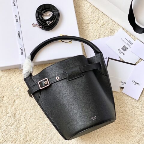 CELINE赛琳进口原版荔枝纹牛皮水桶包189750