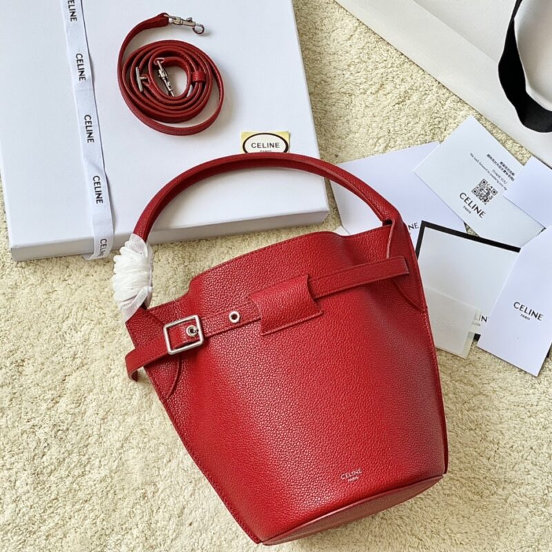 CELINE赛琳进口原版荔枝纹牛皮水桶包189750