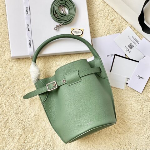 CELINE赛琳进口原版荔枝纹牛皮水桶包189750