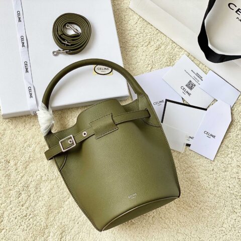 CELINE赛琳进口原版荔枝纹牛皮水桶包189750