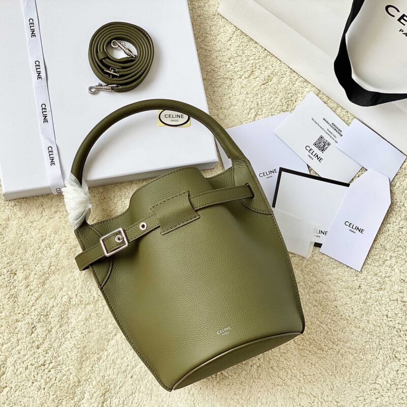 CELINE赛琳进口原版荔枝纹牛皮水桶包189750