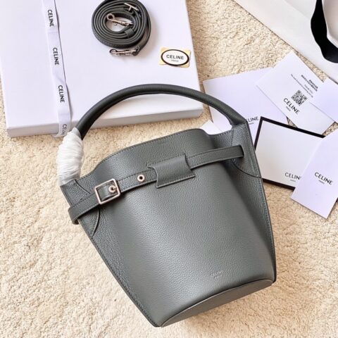 CELINE赛琳进口原版荔枝纹牛皮水桶包189750