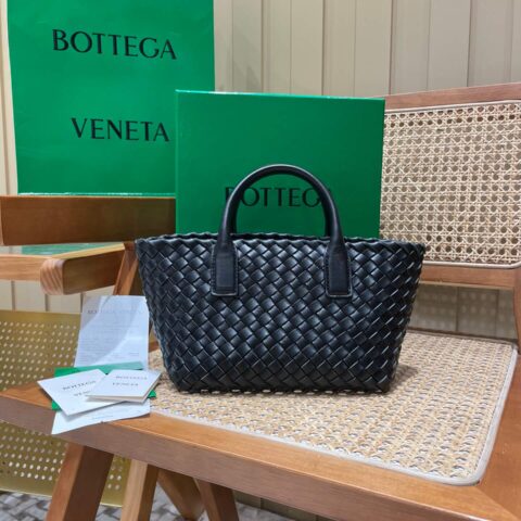 Bottega Veneta MINI CABAT 20CM BAG 709464黑色