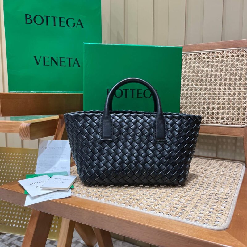 Bottega Veneta MINI CABAT 20CM BAG 709464黑色