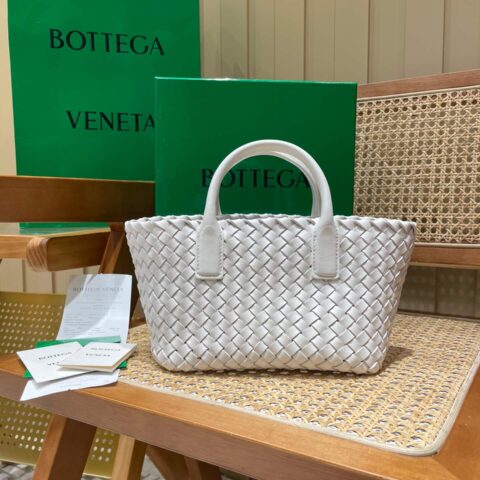 Bottega Veneta MINI CABAT 20CM BAG 709464白色