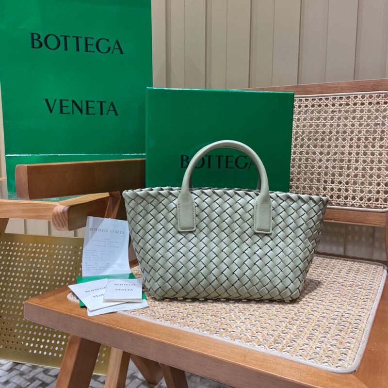 Bottega Veneta MINI CABAT 20CM BAG 709464洞石绿
