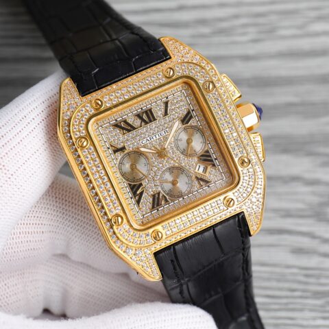 经典新款推出 卡地亚 CARTIER 🎮AF1 山度士腕表 WM509018