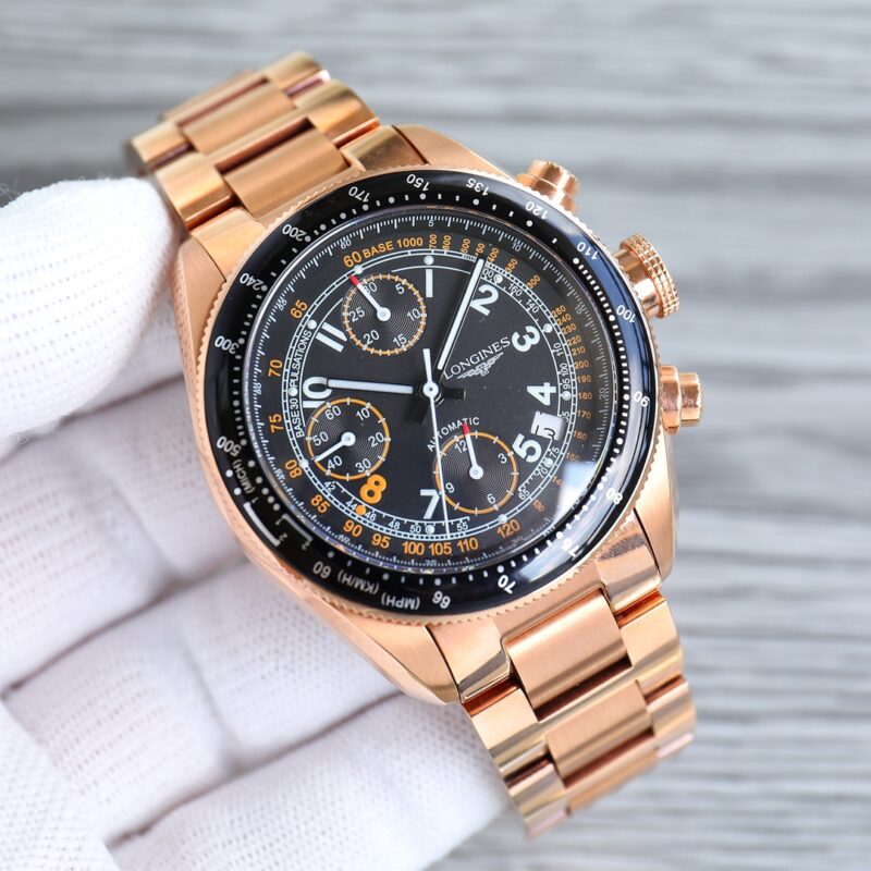 浪琴 LONGINES 🎮AF1 经典复刻系列男士腕表运动系列L3.636.4.60.0 1⃣️机芯采用7750全自动计时机械机芯