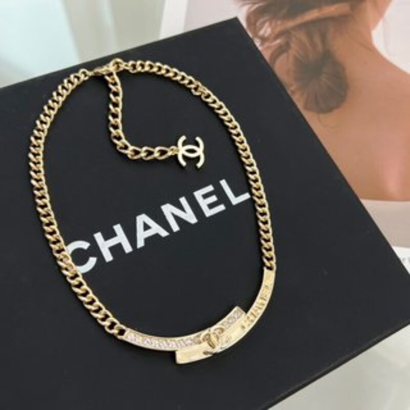 新款☑️CHANEL香奈儿双c 项链