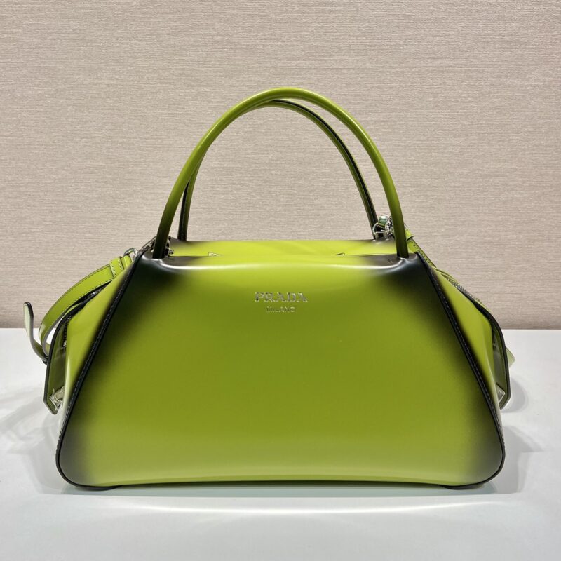 PRADA普拉达中号渐变色新款保龄球包1BA365