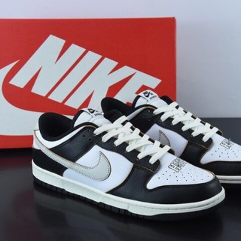 NK  HUF x NK Dunk SB Low  低帮运动休闲板鞋 黑白 刮刮乐 FD8775-001