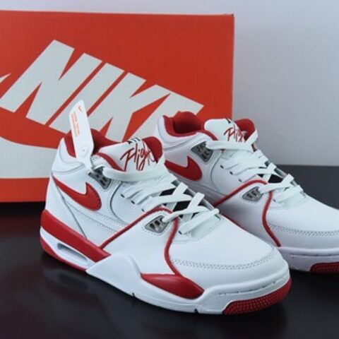 Nike Air Flight 89 AJ4兄弟男气垫篮球鞋 819665-100 CN0050-100aj4兄弟白红