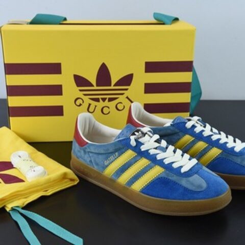 古驰Gucci x  AD Originals Gazelle"Esquisite Gucci"联名羚羊系列低帮复古百搭休闲运动板鞋