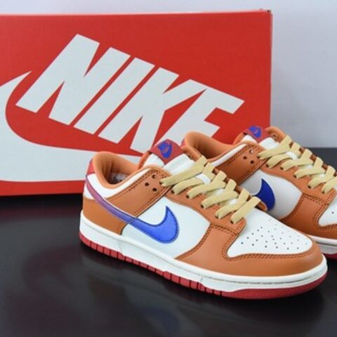 NK Dunk Low 白橙蓝 低帮运动休闲板鞋 货号：DH9765-101