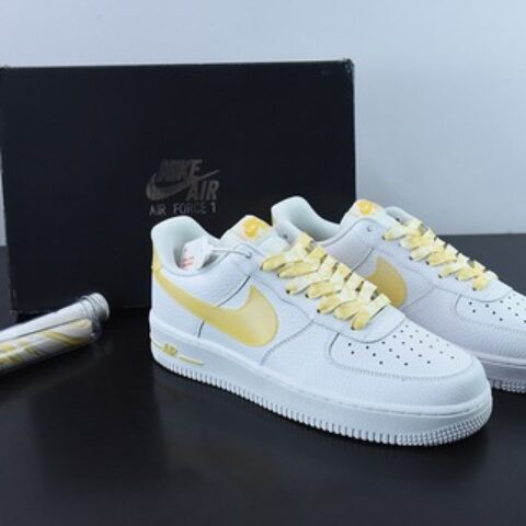 Nk Air Force 1'07 Low  白黄 经典百搭低帮空军一号 货号DV3505-101