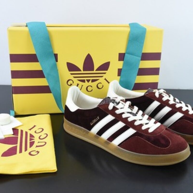adidas originals x Gucci Gazelle 阿迪古驰联名经典休闲板鞋编码：GTI1C